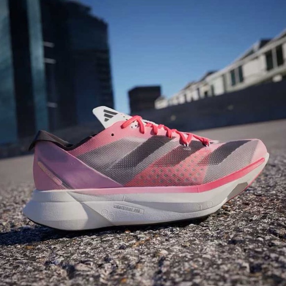 adidas Pink and Black Athletic Shoes - Picture 2 of 16